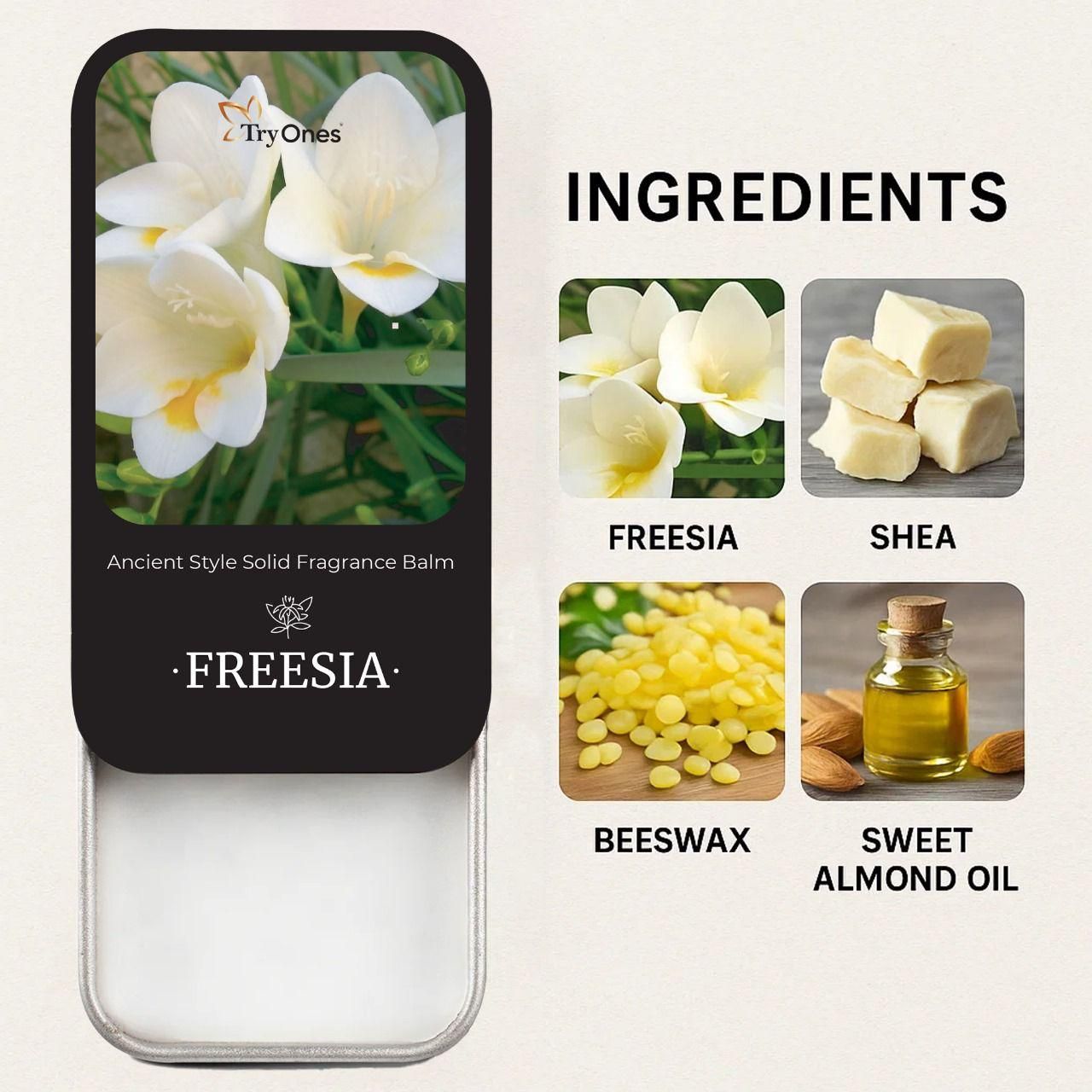 Ancient Style Solid Fragrance Balm 20 gm Pack of 2